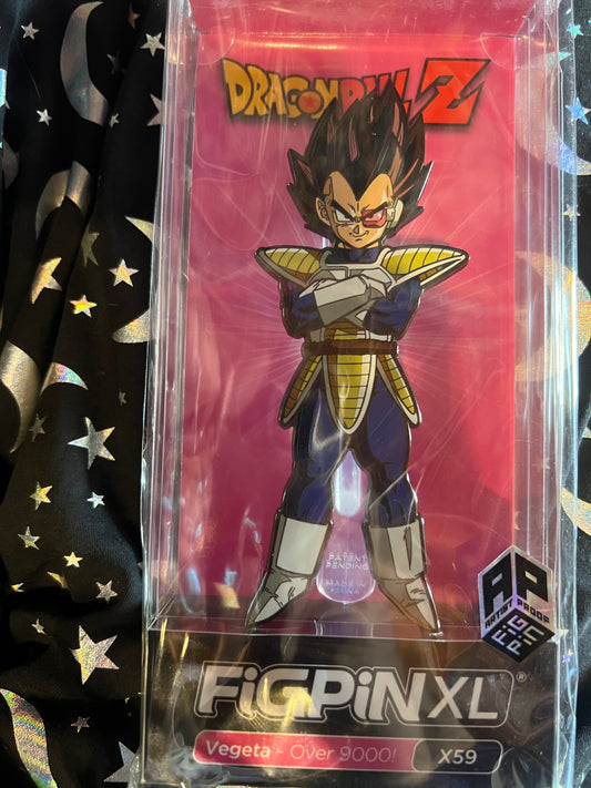 Vegeta Over 9000! FiGPiN XL AP #X59 | DBZ Artist Proof Pin