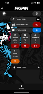 FiGPiN Venom X56 XL Artist Proof Ap