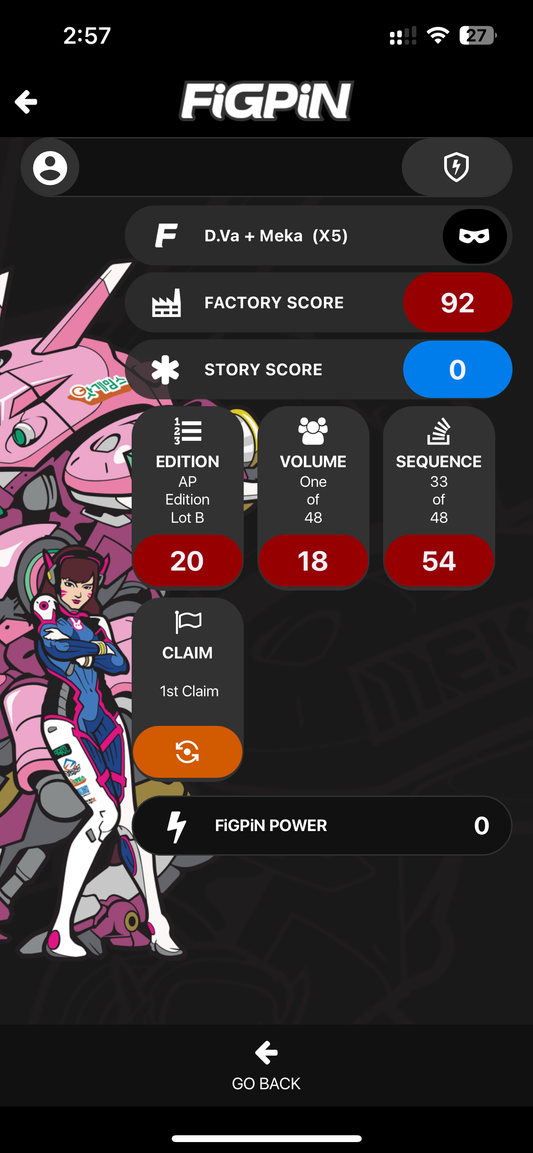 FiGPiN D.Va And Meka X5 XL Artist Proof Ap