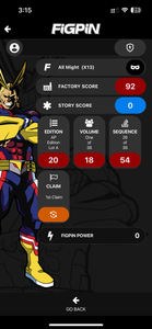 Figpin XL My Hero Academia #X13 Artist Proof Ap