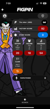Load image into Gallery viewer, FiGPiN AP Artist Proof Batman the Animated Series The Joker #480 Enamel Pin
