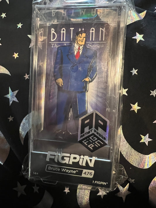 FiGPiN AP Artist Proof Batman the Animated Series Bruce Wayne #476 Enamel Pin