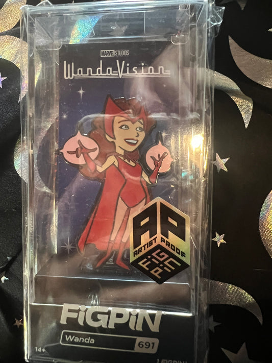 FiGPiN Disney Marvel #691 Wanda Vision Wanda AP ARTIST PROOF Metal Pin