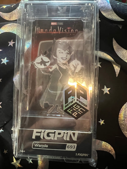 FiGPiN Disney Marvel #693 Wanda Vision Wanda AP ARTIST PROOF Metal Pin