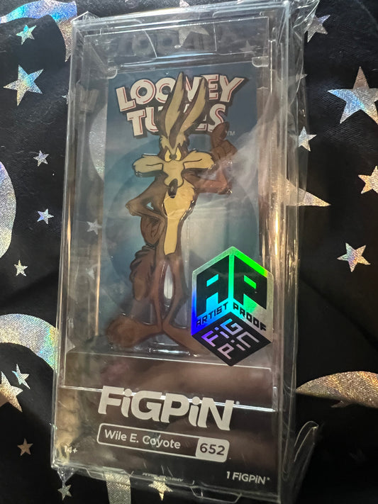 FiGPiN Looney Tunes Wile E. Coyote #652 Artist PROOF AP Pin