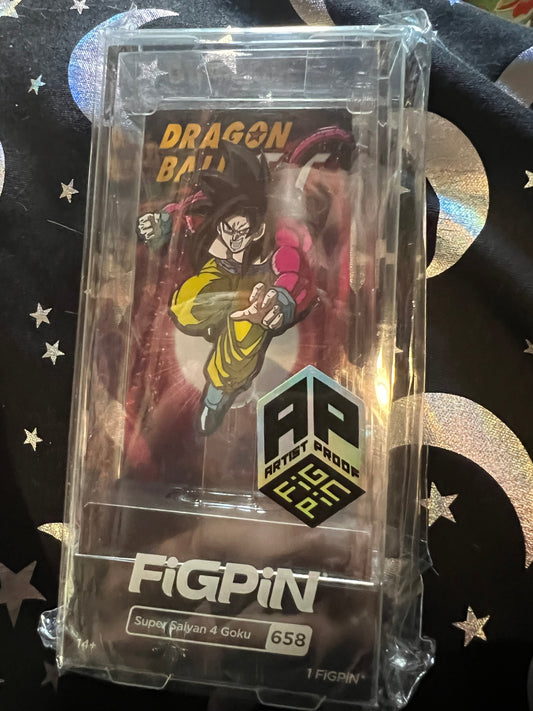 FiGPiN Super Saiyan 4 Goku #658 AP ARTIST PROOF Dragonball GT Metal Pin