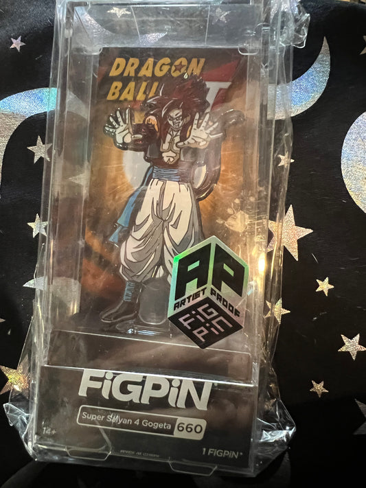 FiGPiN DRAGON BALL GT Super Saiyan 4 Gogeta #660 Ap Artist Proof