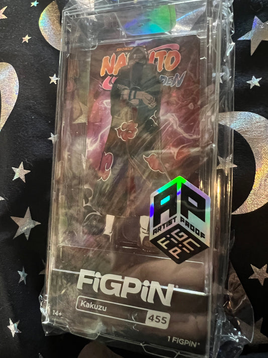 FiGPiN Naruto Kakuzu #455 AP ARTIST PROOF Metal Pin