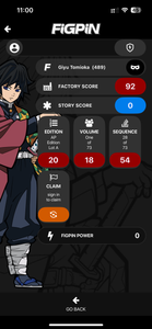FIGPIN Giyu Tomioka #489 Demon Slayer Artist Proof