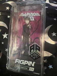 FiGPiN Shigeo Kageyama #376 AP ARTIST PROOF Mob Psycho 100 Metal Pin