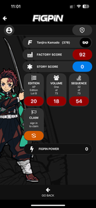FiGPiN Demon Slayer Tanjiro Kamado #378 Ap Artist Proof