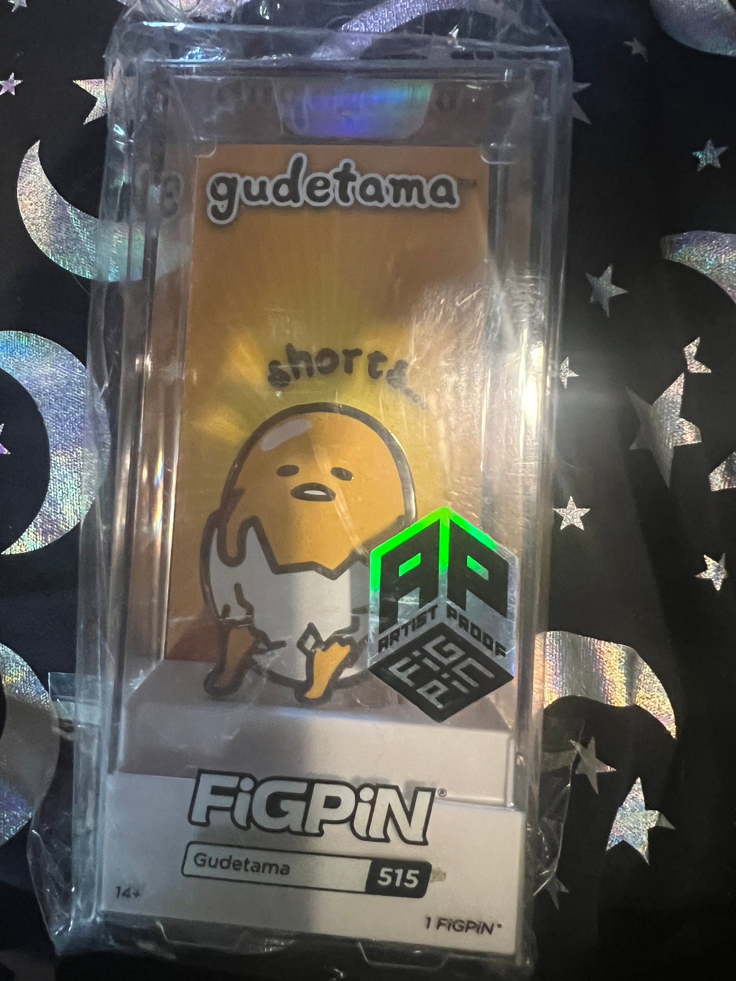 FiGPiN Gudetama [Shorts] #515 Limited Edition 1500 Artist Proof Ap