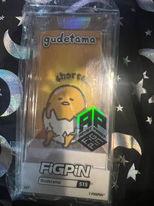 FiGPiN Gudetama [Shorts] #515 Limited Edition 1500 Artist Proof Ap