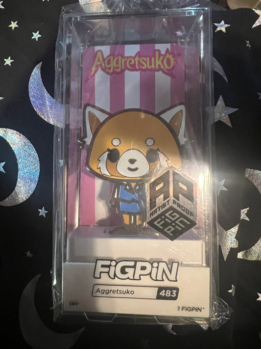 FiGPiN Aggretsuko #483 AP ARTIST PROOF Metal Pin