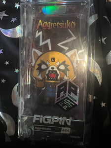FiGPiN Aggretsuko #484 AP ARTIST PROOF Metal Pin