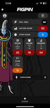 Load image into Gallery viewer, FiGPiN - Dragon Ball Super Whis #384 Pins on Fire Excl Artist Proof Ap
