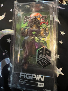 FiGPiN Broly #495 AP ARTIST PROOF Dragonball Fighter Z Metal Pin