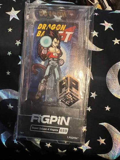 FiGPiN Super Saiyan 4 Vegeta #659 AP ARTIST PROOF Dragonball GT Metal Pin