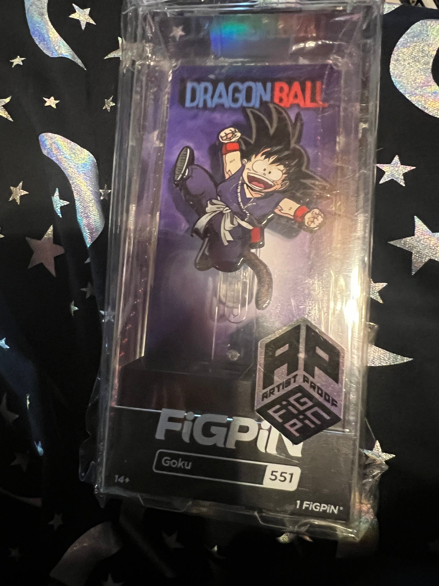 FiGPiN Goku #551 AP ARTIST PROOF Dragonball Metal Pin