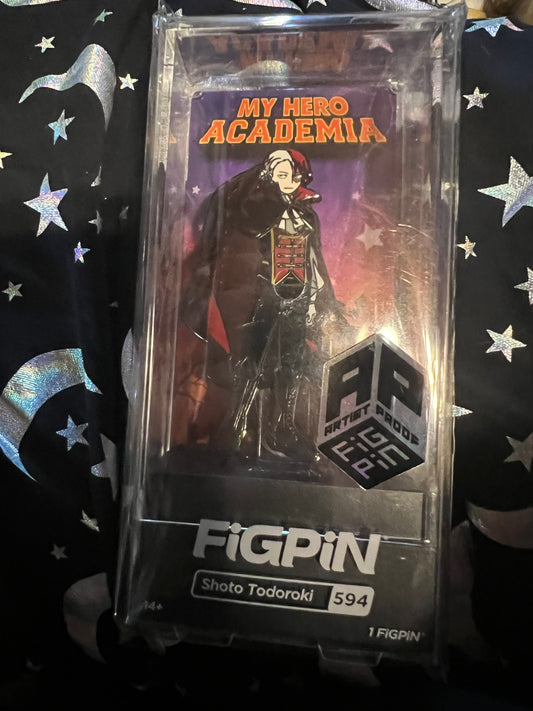 FiGPiN My Hero Academia Shoto Todoroki Halloween #594 Ap Artist Proof Exclusive