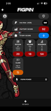 Load image into Gallery viewer, Disney Marvel Avengers Iron Man FiGPiN #426 Square Enix AP Artist Proof
