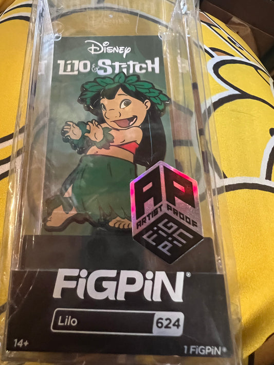 Disney FiGPiN Lilo and Stitch Lilo Pin #624 Locked Artist Proof Ap