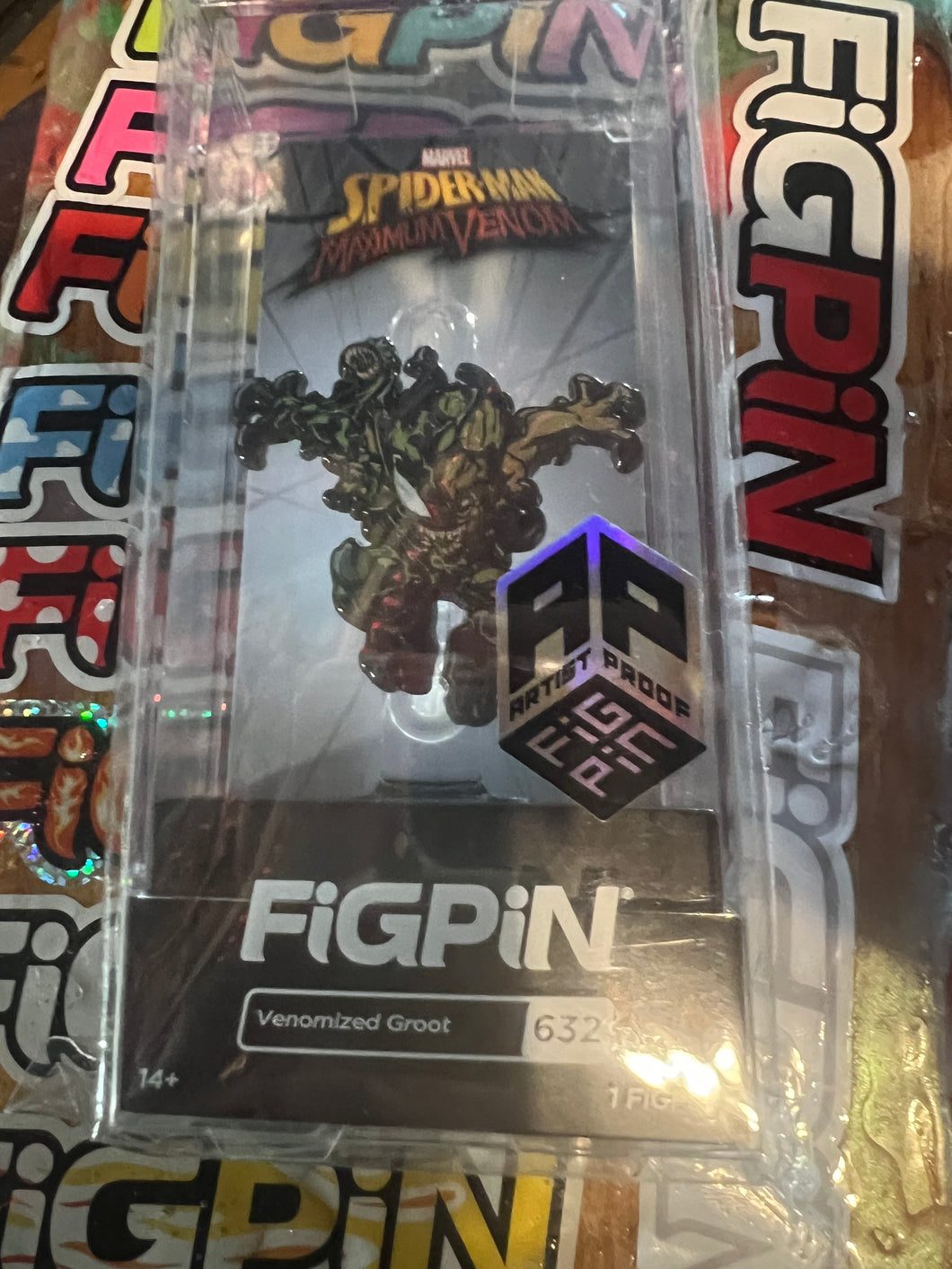 Marvel FiGPiN Venomized Groot Pin  Ap Artist Proof #632