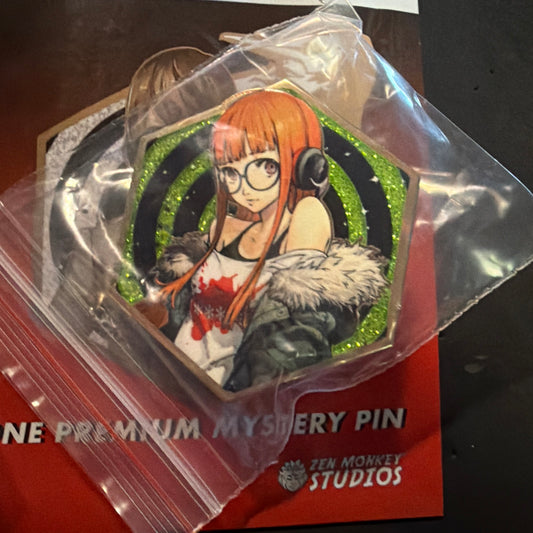 The Phantom Thieves Pt 2 Blind Bag Persona 5 Royal  Futaba Sakura Pin Zen Monkey
