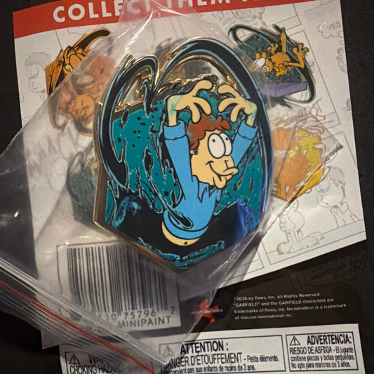 Garfield Jon Arbuckle Enamel Pin Blind Bag Series Official Mystery Zen Monkey