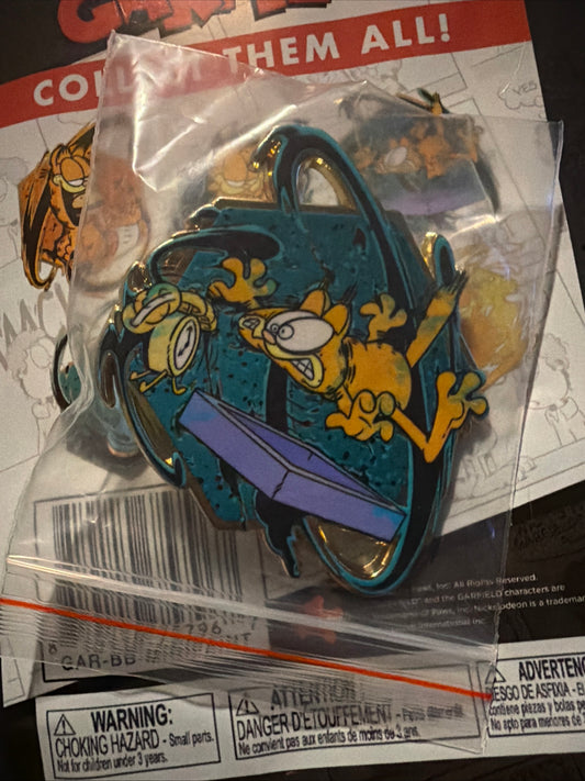 Garfield Alarm Clock Enamel Pin Blind Bag Series Official Mystery Zen Monkey