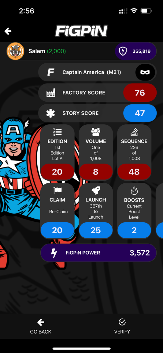 FiGPiN NYCC M20 M21 Spider-Man Captain America Mini Set Unlocked