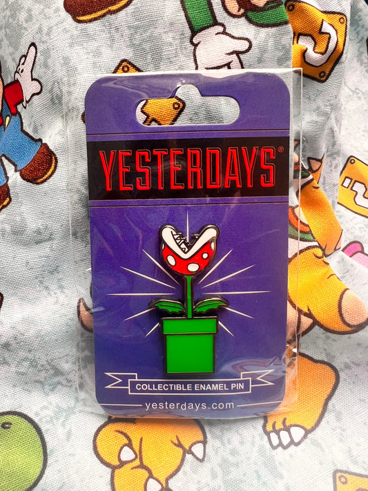 Yesterday's Sewer Plant Nintendo Enamel Pin