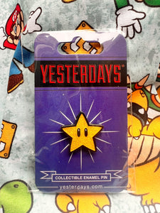 Yesterday's Super Star Nintendo Enamel Pin