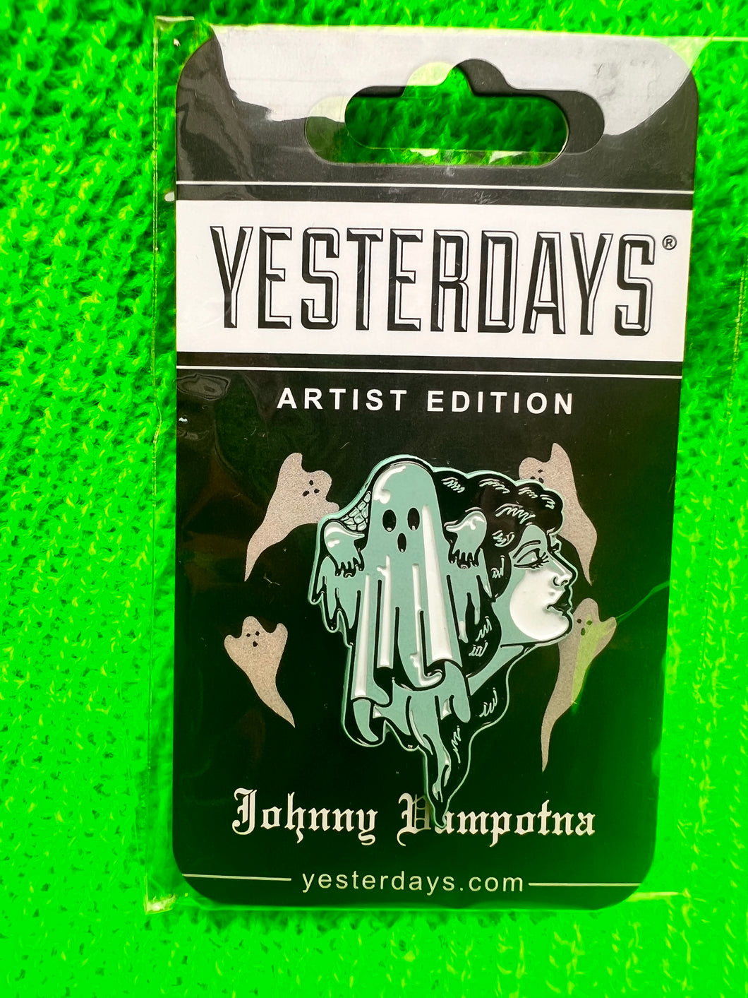 Yesterday's Ghost Lady by Vampotna Enamel Pin