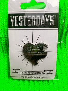Yesterday's Death Star Love is a Battle Station Enamel Pin