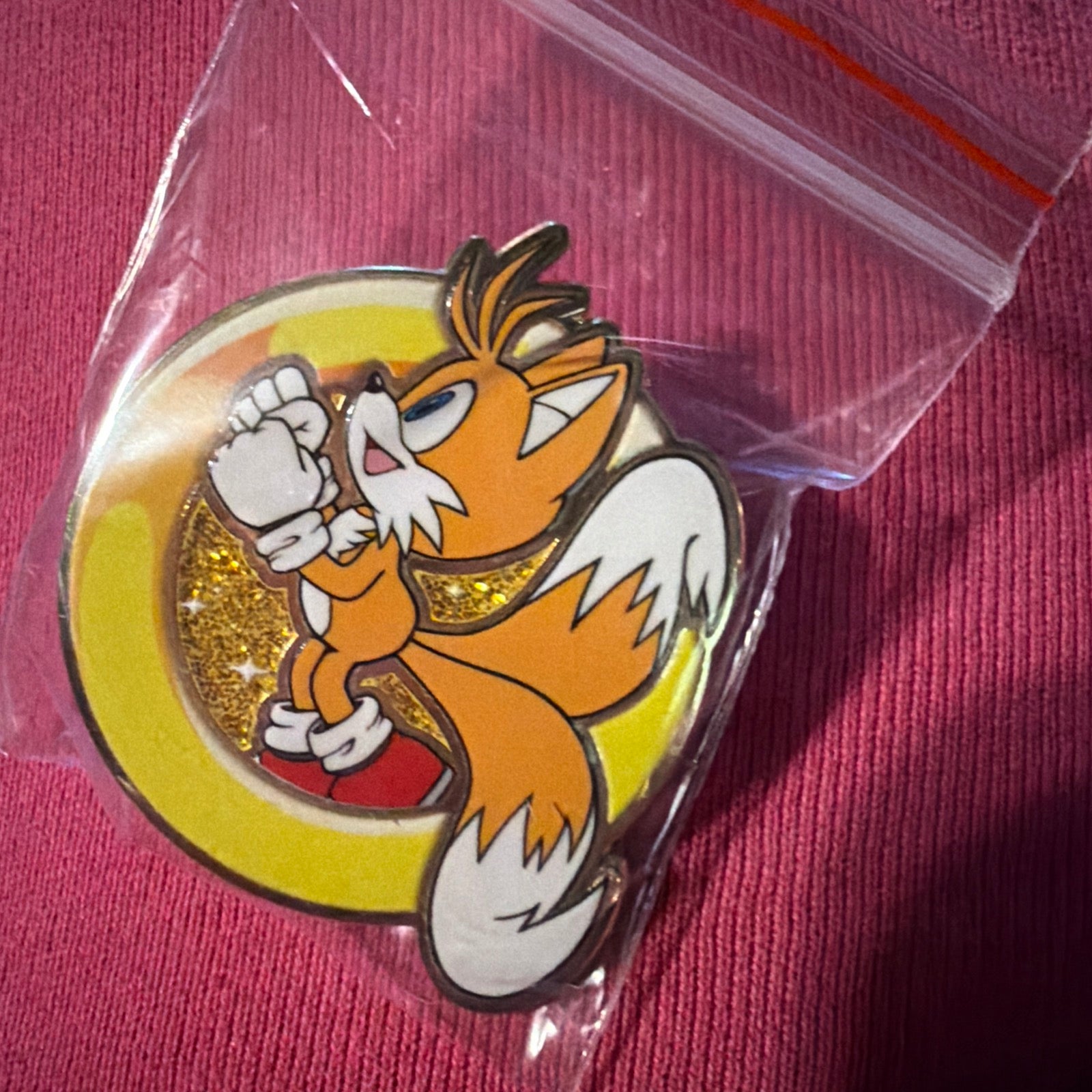 Sonic The Hedgehog Tails Character Ring Blind Bag Series Enamel Pin Badge