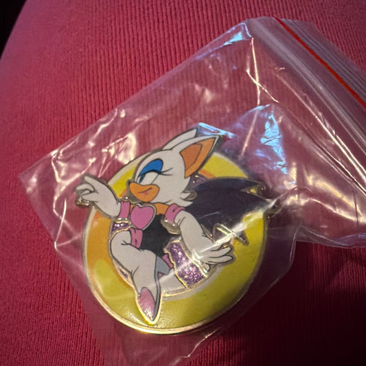 Sonic The Hedgehog Rouge Character Ring Blind Bag Series Enamel Pin Badge