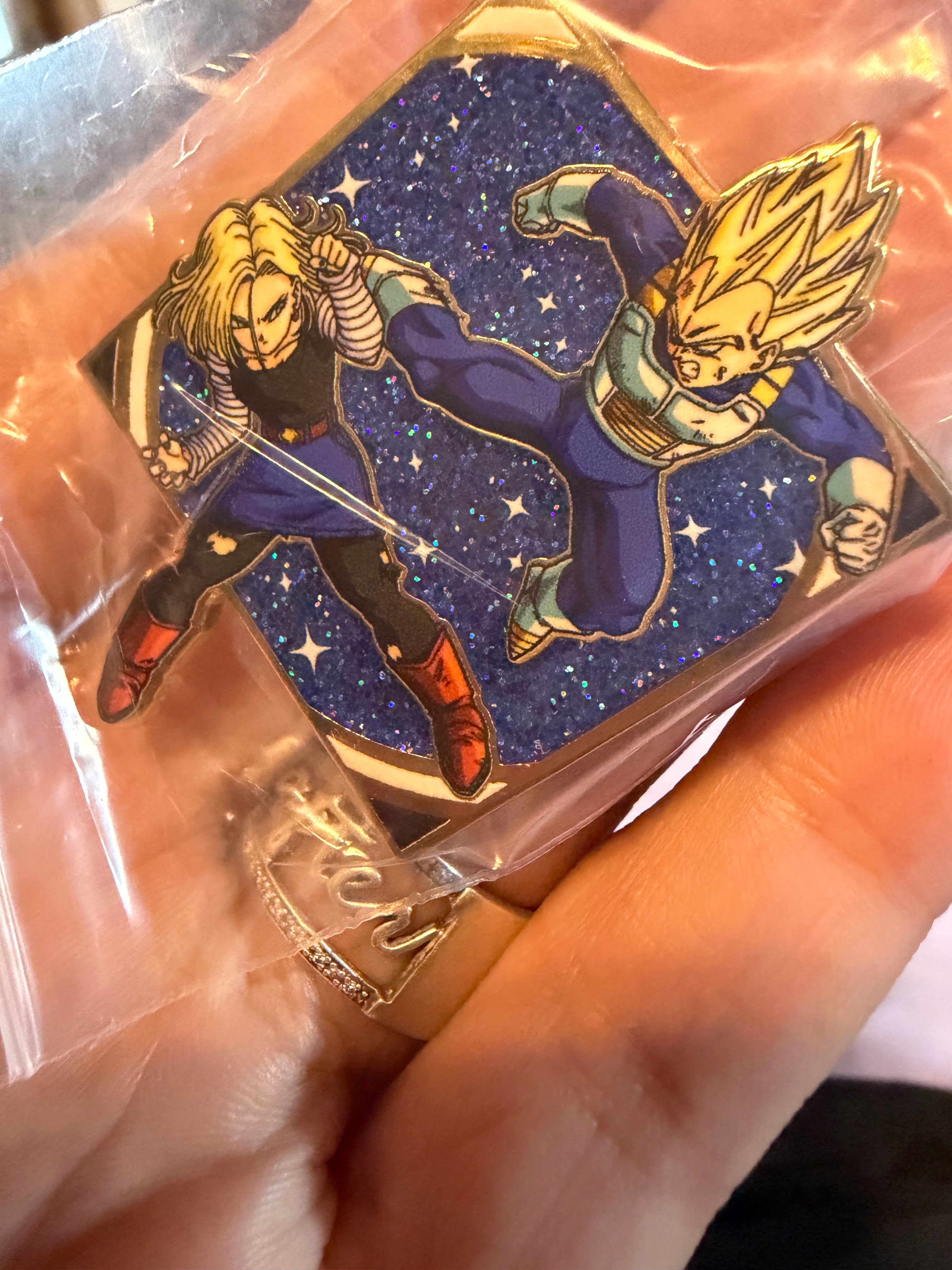 Dragon Ball Z Vegeta Vs Android 18 Enamel Pin DBZ Famous Moments Zen Monkey