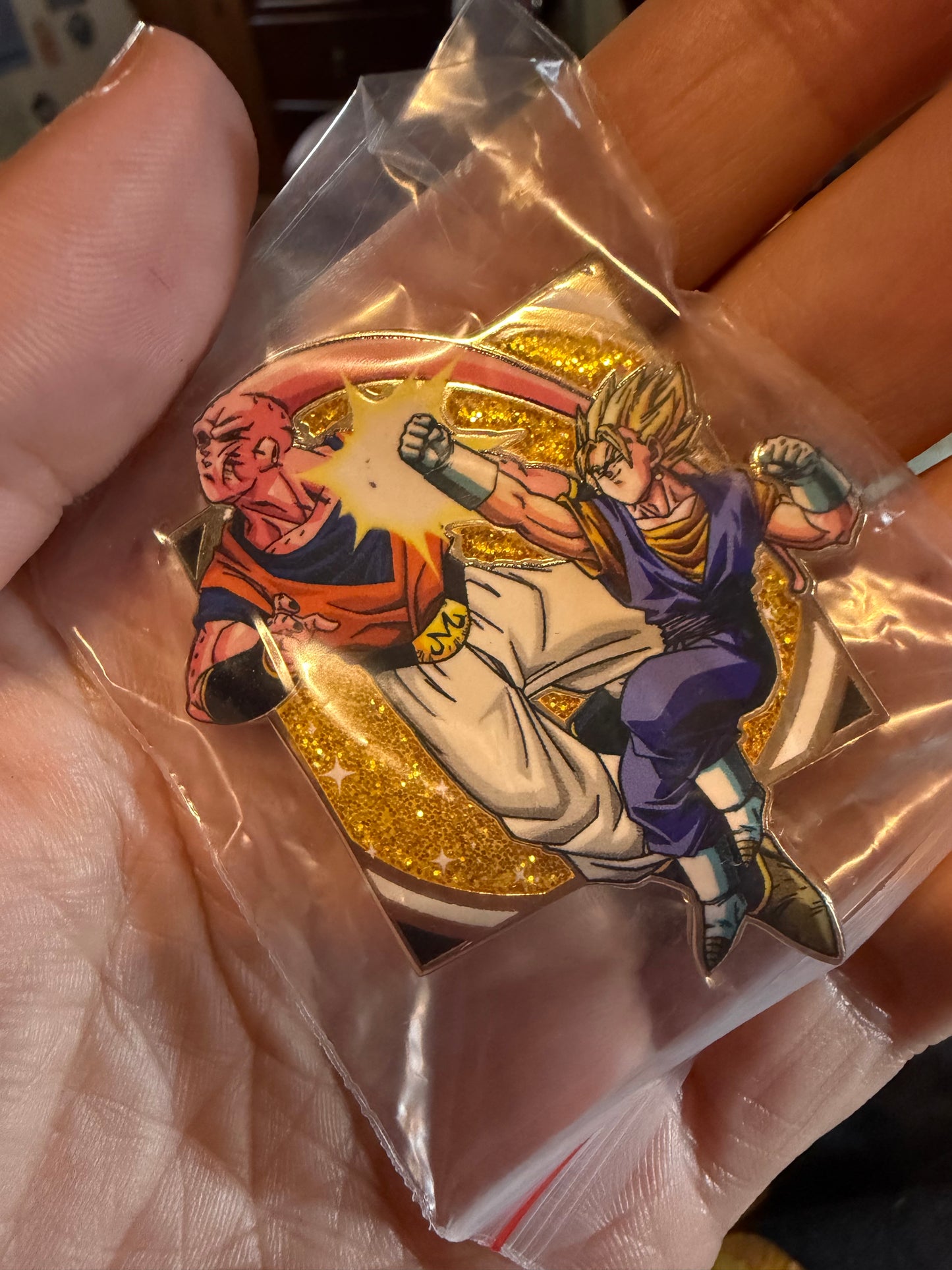 Dragon Ball Z Vegito Vs Super Buu Enamel Pin Official DBZ Famous Moments Zen Mon