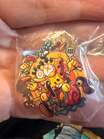 Spongebob Squarepants Krusty Porthole Enamel Pin Blind Bag Series Zen Monkey