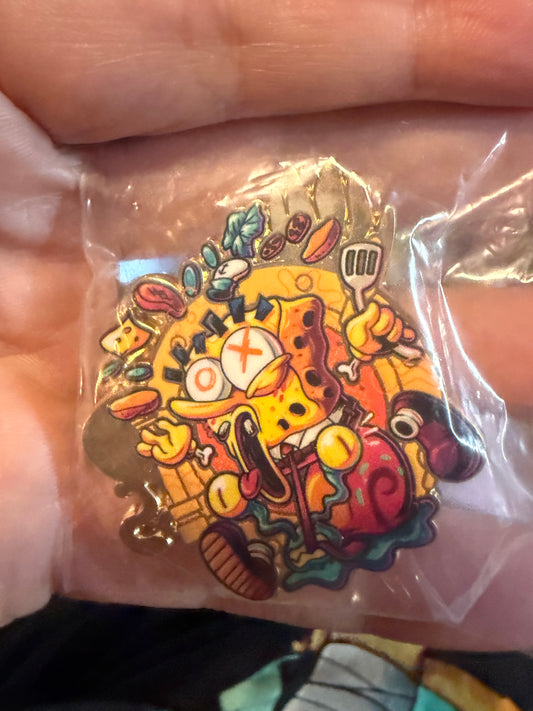 Spongebob Squarepants Krusty Porthole Enamel Pin Blind Bag Series Zen Monkey