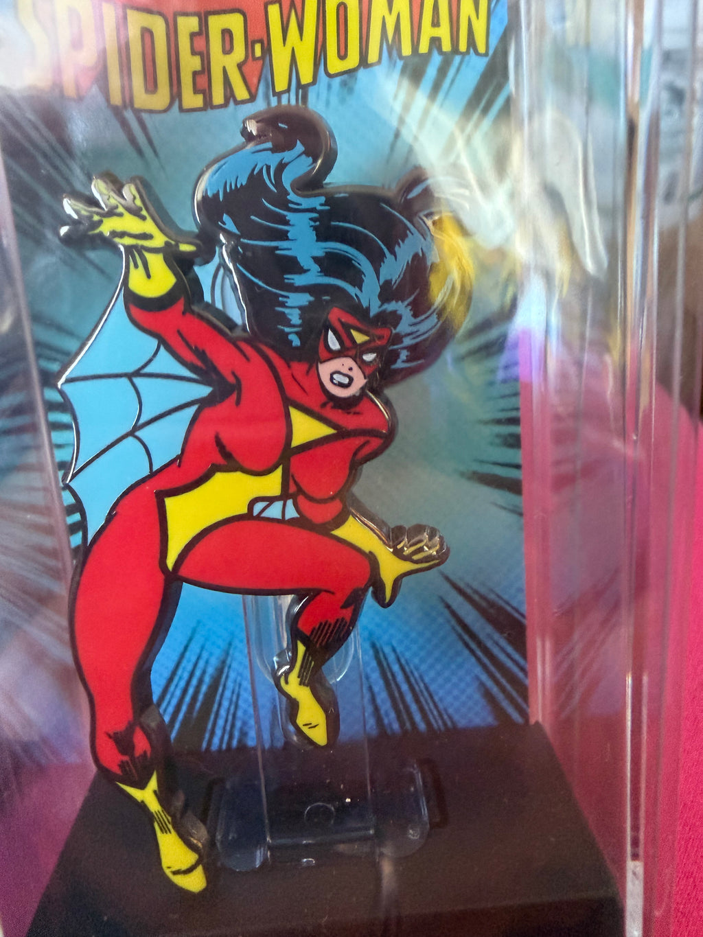Marvel Spider-Woman FiGPiN Classic Enamel Pin Entertainment Earth Exclusive