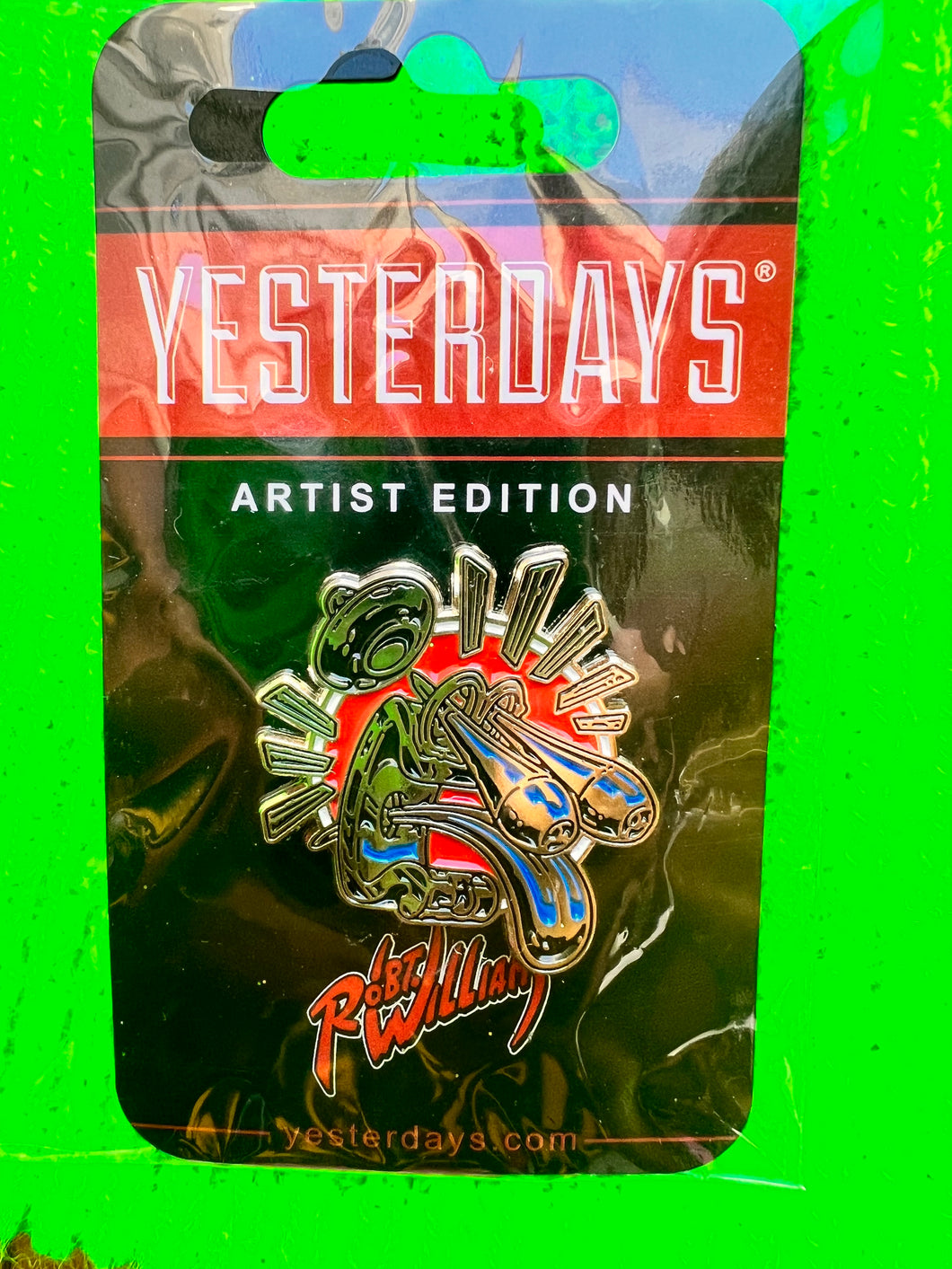 Yesterday's ENCHILADAS DE AMORE (METAL) ENAMEL PIN BY ROBERT WILLIAMS Enamel Pin