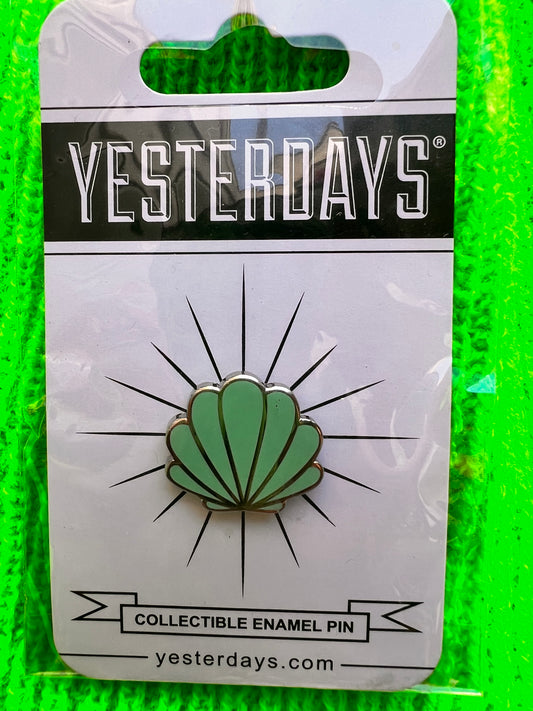 Yesterday's Sea Shell Enamel Pin