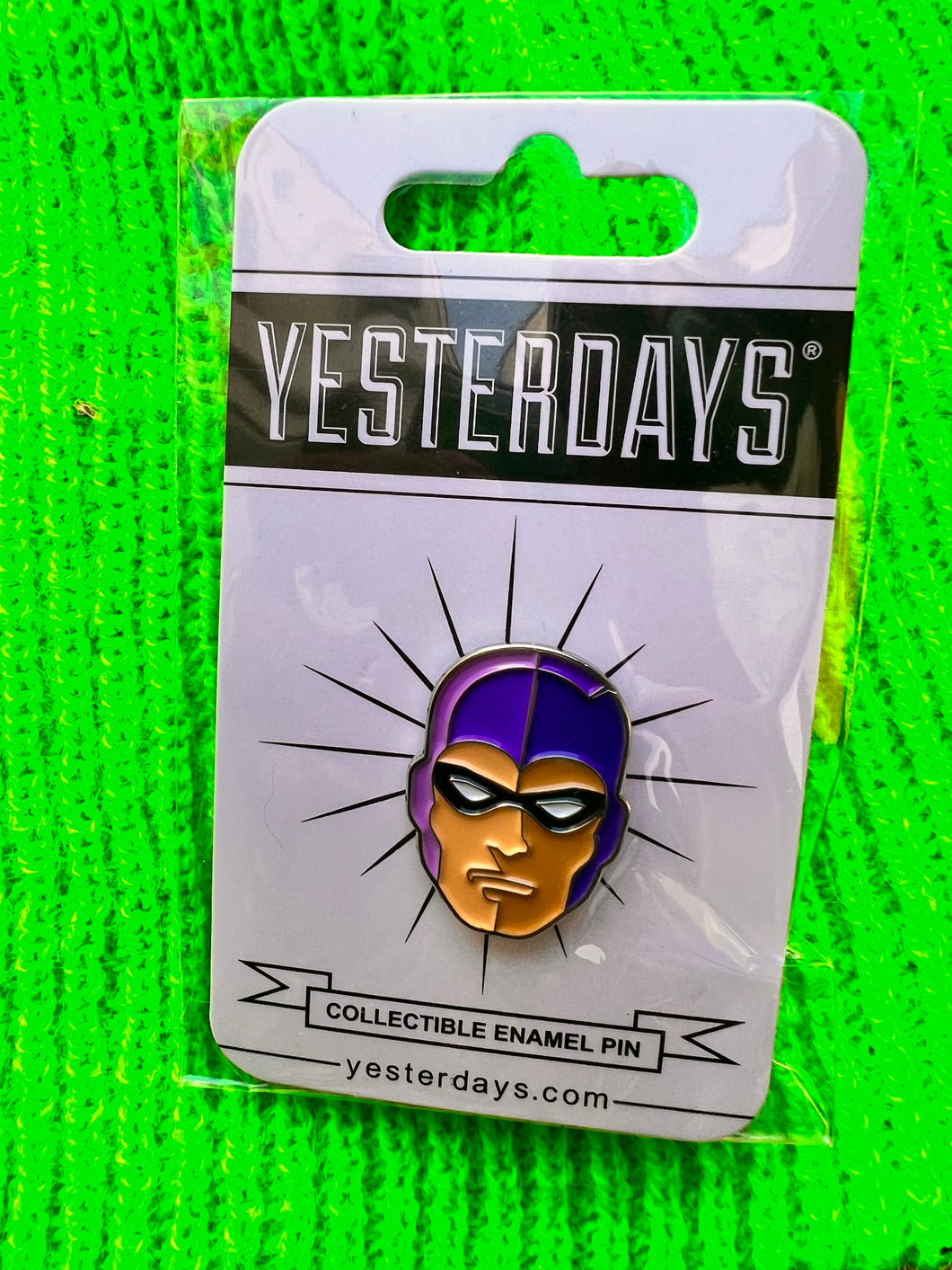 Yesterday's The Walking Ghost by Tom Whalen Enamel Pin