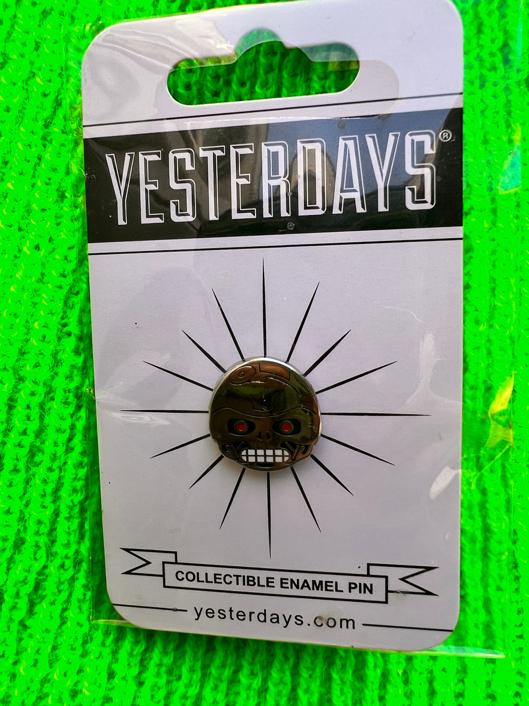 Yesterday's Pop Cult Icons - T-800 Enamel Pin