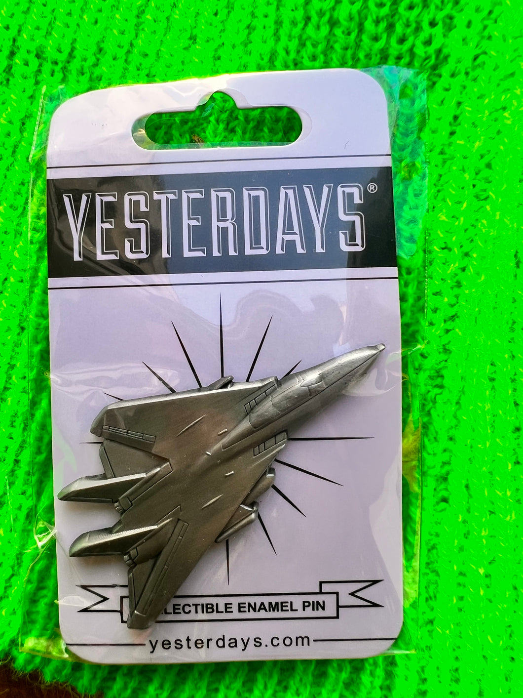 Yesterday's F-14 Tomcat Enamel Pin