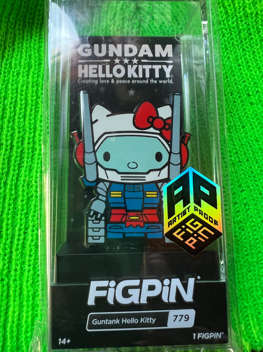 FiGPiN AP Artist Proof Locked LE GUNDAM GUNTANK HELLO KITTY 779