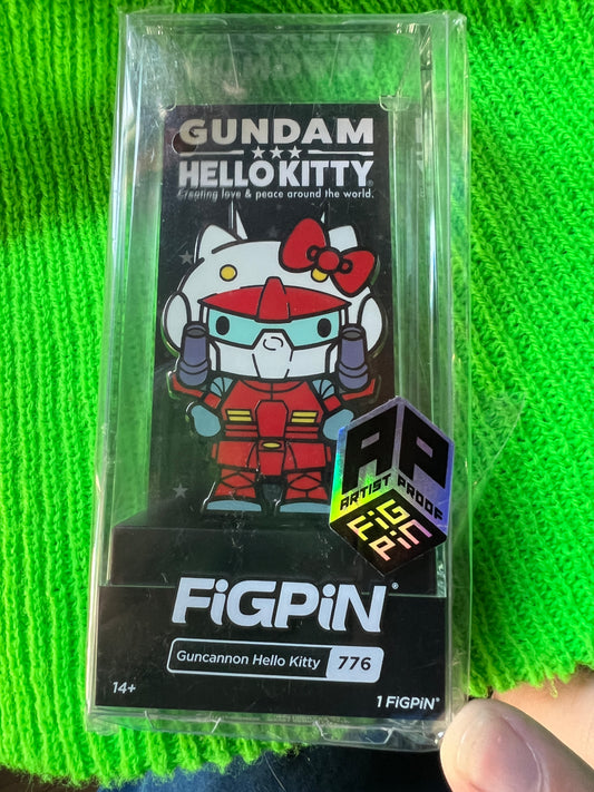 Artist Proof Ap FiGPiN Gundam x Hello Kitty Guncannon Hello Kitty #776