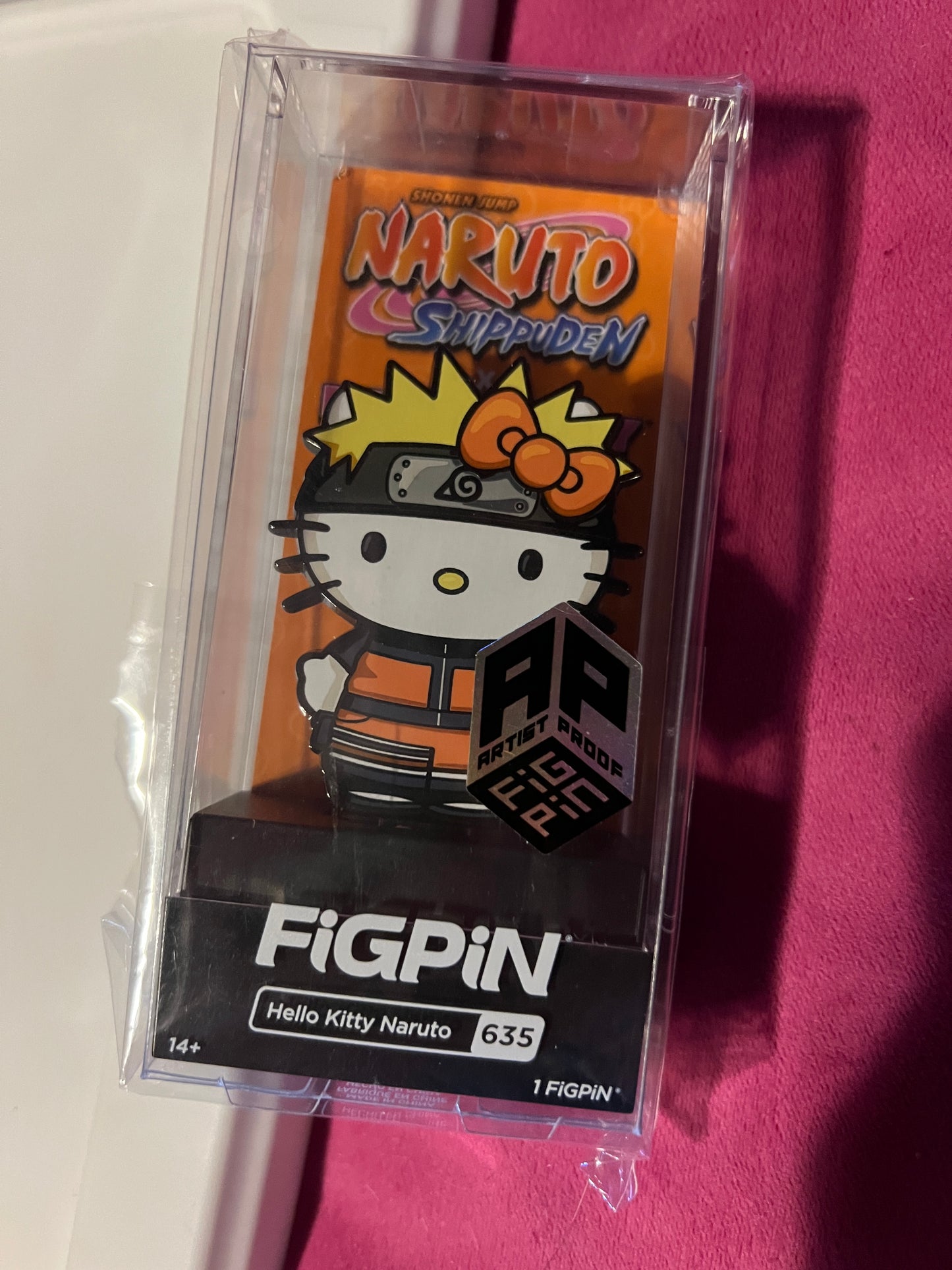 Ap Artist Proof Sanrio Naruto FiGPiN Hello Kitty #635